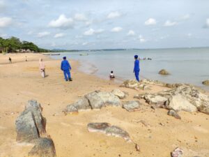 Kondisi Laut Belum Membaik, Polair Polres Babar Proaktif Himbau Warga dan Nelayan