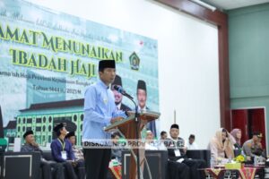 Lepas Calon Jemaah Haji Kep. Babel Kloter 8, Pj. Gubernur Suganda Pesankan Hal Ini