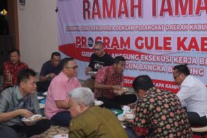 Program Kerja Gule Kabung, Pj Gubernur dan Rombongan, Makan Bedulang