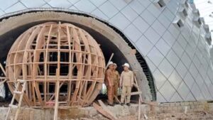 Molen Sebut Progres Pembangunan Masjid Kubah Timah Capai 75 Persen