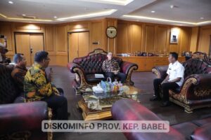 Kepala BPK Perwakilan Babel Silaturahmi ke Pj Gubernur Suganda
