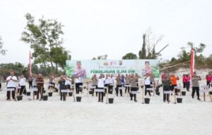 10.000 Pohon Ditanam Serentak, Pj Gubernur Apresiasi Program Polri