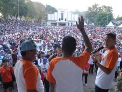 Ribuan Masyarakat Antusias Ikuti Belitong Herigate City Walk Street Carnival