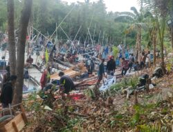 Marak, Tambang Timah Ilegal di Alur Sungai Kudai Ancam Fasilitas Umum