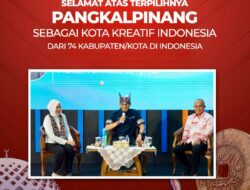 Sandiaga Uno Pilih Pangkalpinang Sebagai Kota Kreatif Indonesia