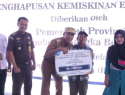 Pemprov Kep. Babel Mulai Salur Bansos Tunai