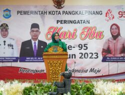 Puncak Acara Hari Ibu Tahun 2023, Pj Wali Kota Pangkalpinang Gelorakan Semangat Perempuan Berdaya, Indonesia Maju
