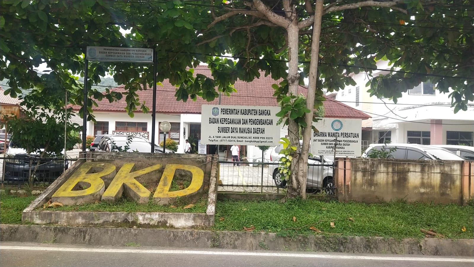 Caption: kantor BKPSDMD Bangka. (foto: babelterkini.com)