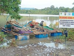Ketua PWI  Babel dan Pj Bupati Bangka Kecam Penambang Timah Ilegal di Dam 1 Pemali