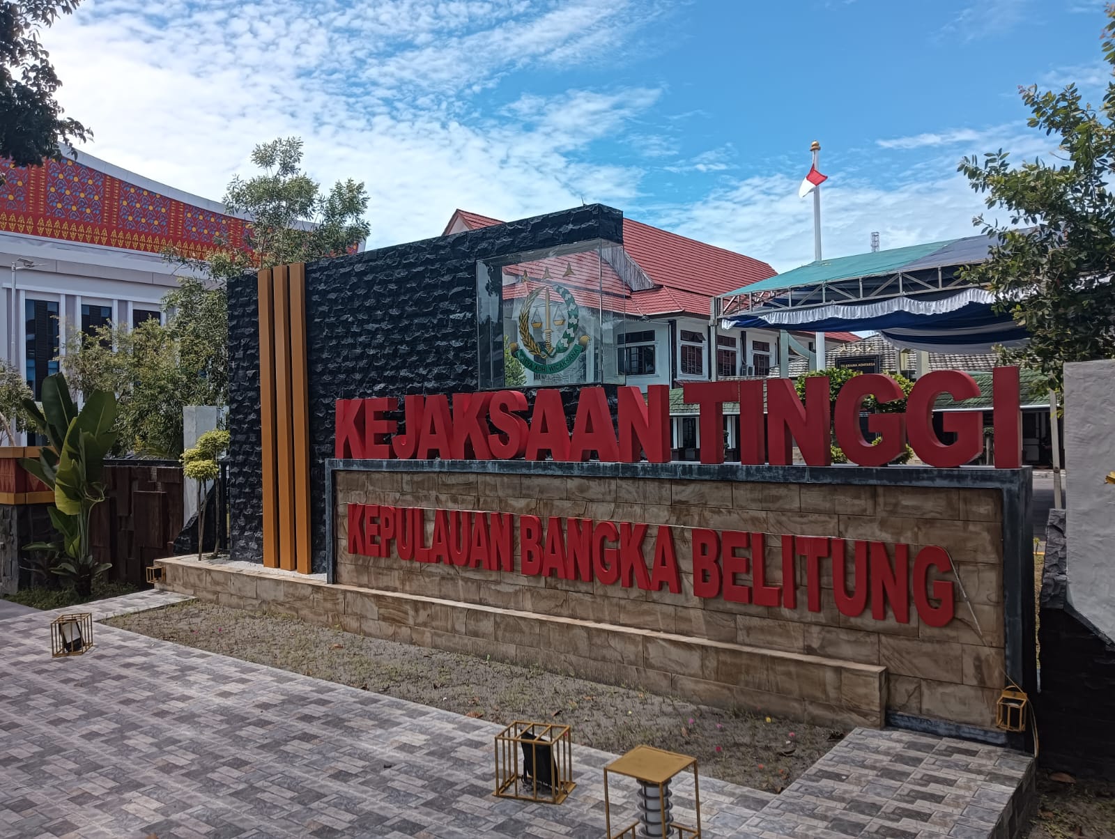 Caption: kantor Kejaksaan Tinggi (Kejati) Bangka Belitung (Babel). (foto: dok babelterkini.com)