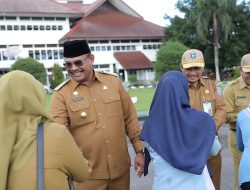 Pj. Gubernur Safrizal Halal Bihalal Bersama Segenap Pegawai Pemprov Babel