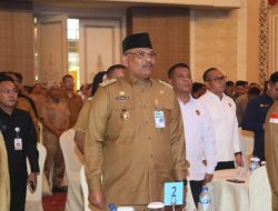 Pj. Gubernur Safrizal Hadiri Rakor Penyelenggaraan Pilkada Serentak 2024 di Medan