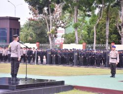 Polda Babel Gelar Apel Kesiapan dan Konsolidasi Pengamanan Pelantikan Presiden Dan Wapres 2024