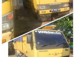 2 Mobil Truk Bawa Timah Ilegal dari Belitung Merapat di Sadai Dini Hari ini