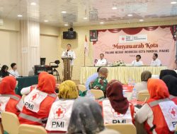 Buka Muskot PMI Kota Pangkalpinang, Pj Wako Budi Utama Harapkan Tiap Event Tersedia Tempat Donor Darah