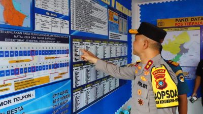Jelang Nataru, Kapolda Babel Cek Pos Pelayanan Bandara dan Pelabuhan