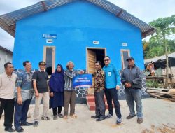Bank Sumsel Babel Bedah Rumah Warga Tidak Layak Huni di Bangka Selatan