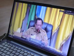 Perkuat Sinergi Agraria, Pj Gubernur Sugito Ikuti Rakor Kemendagri