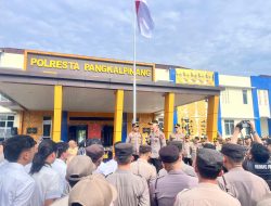 Kapolda Babel Pimpin Apel Gabungan di Mapolresta Pangkalpinang