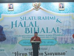Gubernur Hidayat Arsani Ajak Masyarakat Sunda Ngumbara Berkontribusi Membangun Bangka Belitung