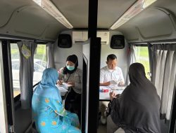Mobil Sehat Hadir di Dusun II Desa Kundur, Ratusan Warga Bisa Berobat Gratis