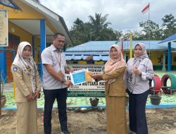 Dukung Pendidikan Anak Usia Dini, PT Timah Serahkan Bantuan untuk TK Swasta Mutiara Hati 