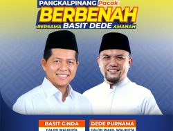 Tidak akan Hura-hura, Jumat Sore Ini Pasangan BERBENAH Siap Mendaftar ke KPU Kota Pangkalpinang