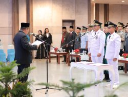 Lantik Bupati dan Wakil Bupati Bangka, Gubernur Hidayat Arsani Tekankan Komitmen Sinergi Membangun Daerah